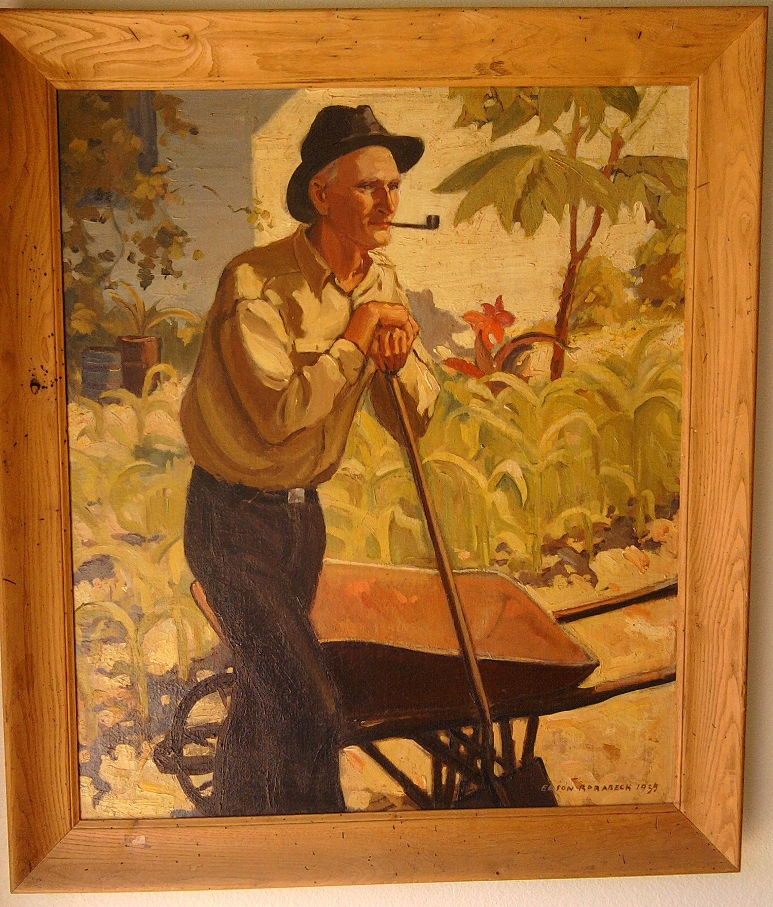 "Gardener" Edson Rorabeck 1930s Southern California